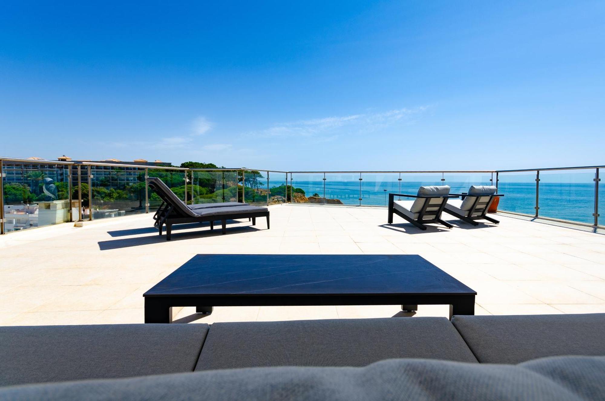 Penthouse Apartment, Superb Sea View 1 Bedroom, Verandas Do Mar At02 Apartamento Albufeira