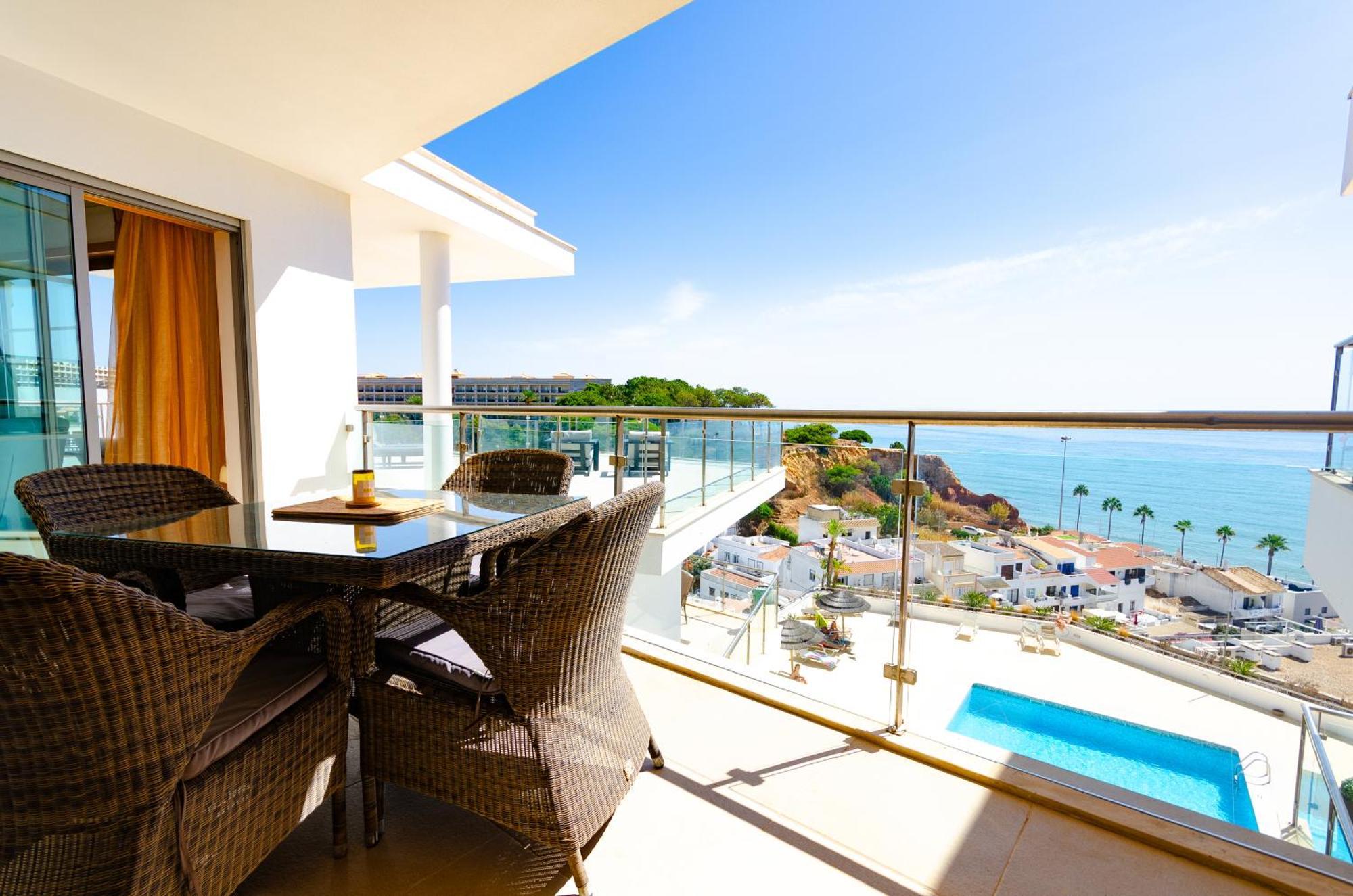 Penthouse Apartment, Superb Sea View 1 Bedroom, Verandas Do Mar At02 Albufeira